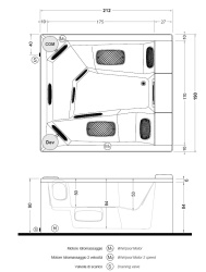Спа бассейн Treesse Quarz 212